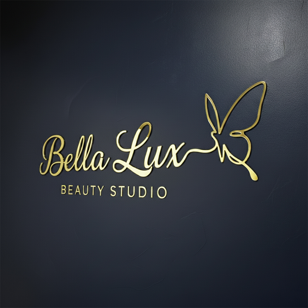 Premium Acrylic Logo Sign for Salon & Spa by obryal