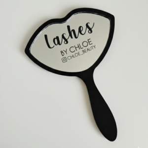 Personalized Acrylic Hand Mirror Custom Logo Beauty Mirror obryal