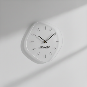 Custom Acrylic Wall Clock for Reception & Office Walls obryal