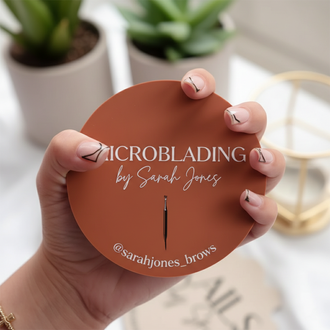 Custom Acrylic Nailfie for Salons Branding obryal