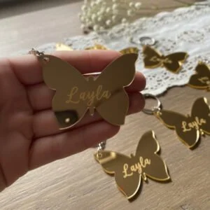 Personalized Acrylic Keychain with Your Business Logo by obryal