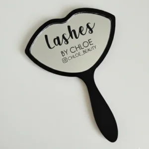 Personalized Acrylic Hand Mirror Custom Logo Beauty Mirror obryal
