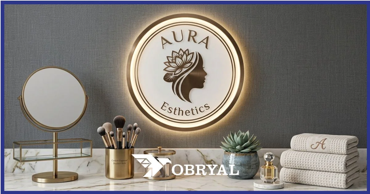 Enseigne Acrylique Personnalisée pour Salon de Beauté
